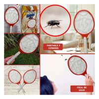 Aparato Mosquitera Portatil y Ligero para Dormitorio Sala y Oficina Rojo
