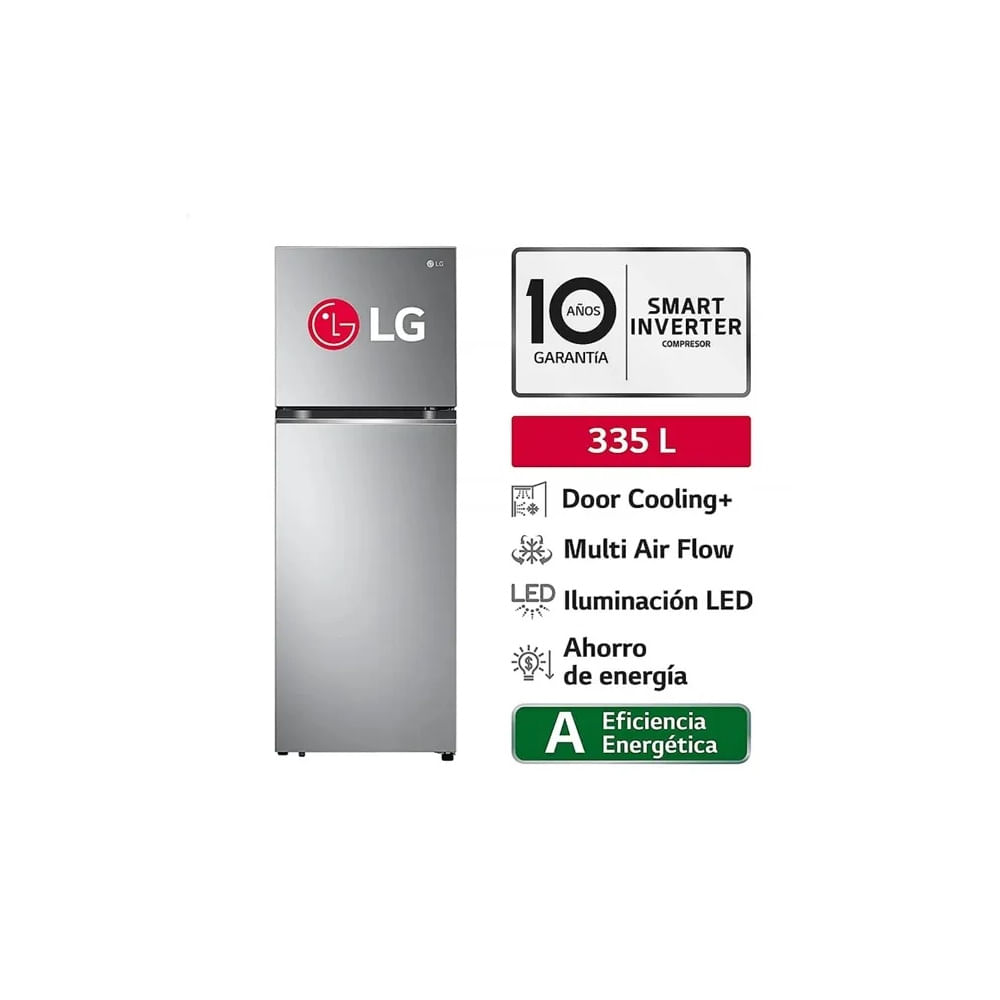 Refrigeradora LG Top Freezer 459l Door Cooling Vt45kpyc