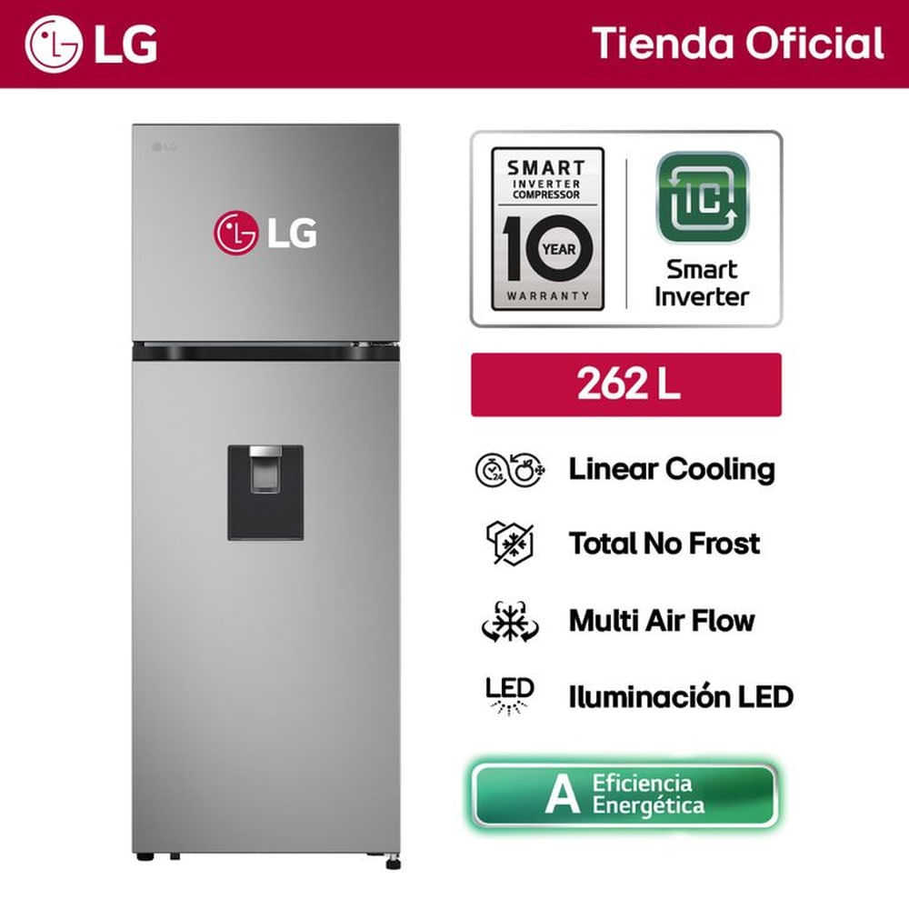 Refrigeradora Top Freezer 262L LinearCooling con Multi-Air Flow - VT26WPY