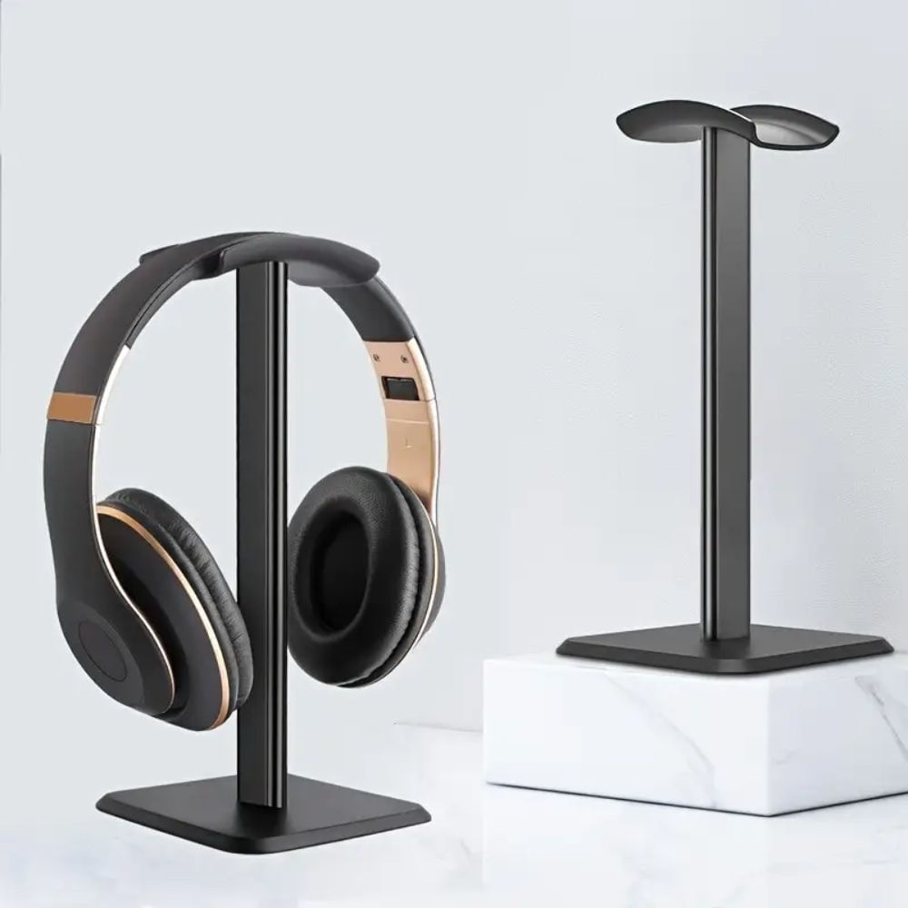 SOPORTE PARA AUDIFONOS GAMER NEGRO