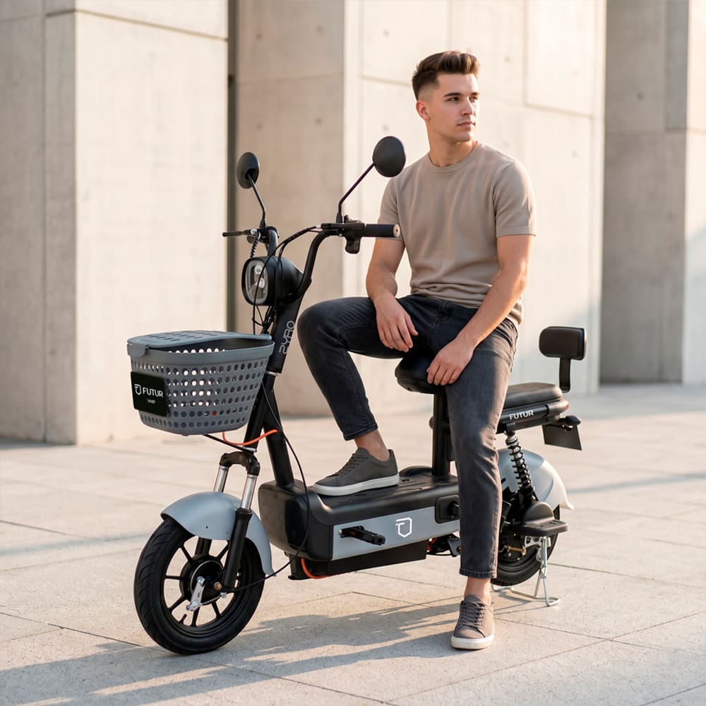 Bicimoto Electric Futur Zyro Gris Mate