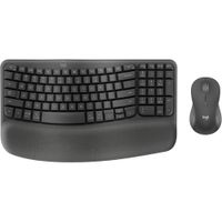 COMBO TECLADO Y MOUSE INALÁMBRICOS WAVE KEYS MK670 LOGITECH | GRAFITO