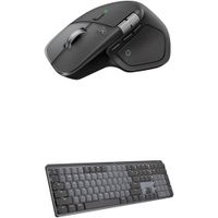 COMBO TECLADO Y MOUSE INALÁMBRICOS MX MASTER 4 LOGITECH | SPACE BLACK