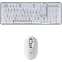 COMBO TECLADO Y MOUSE INALÁMBRICOS ALTO KEYS K98M LOGITECH | OFF WHITE