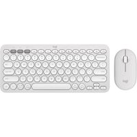 COMBO TECLADO Y MOUSE INALÁMBRICOS PEBBLE 2 LOGITECH | BLANCO