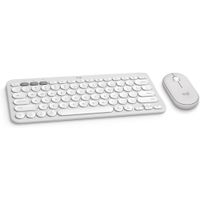COMBO TECLADO Y MOUSE INALÁMBRICOS PARA MAC PEBBLE 2 LOGITECH | BLANCO