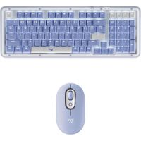 COMBO TECLADO Y MOUSE INALÁMBRICOS ALTO KEYS K98M LOGITECH | LILA