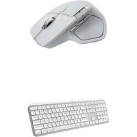 COMBO TECLADO Y MOUSE INALÁMBRICOS MX MASTER 4 KEYS S LOGITECH | PLATA BLANCA