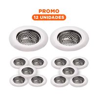 Pack12 Accesorio Filtrador Plateado de Uso Practico Domestico Y+Regalo Sticker