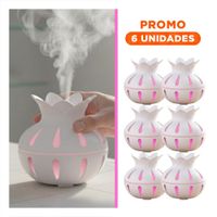 Pack6 Aparato para Ambientes Cerrados con Funcion Humificadora 12x11cm Blanco