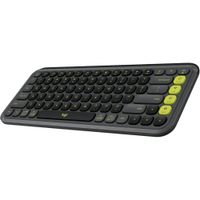 TECLADO INALÁMBRICO POP ICON LOGITECH | GRAPHITE LIME