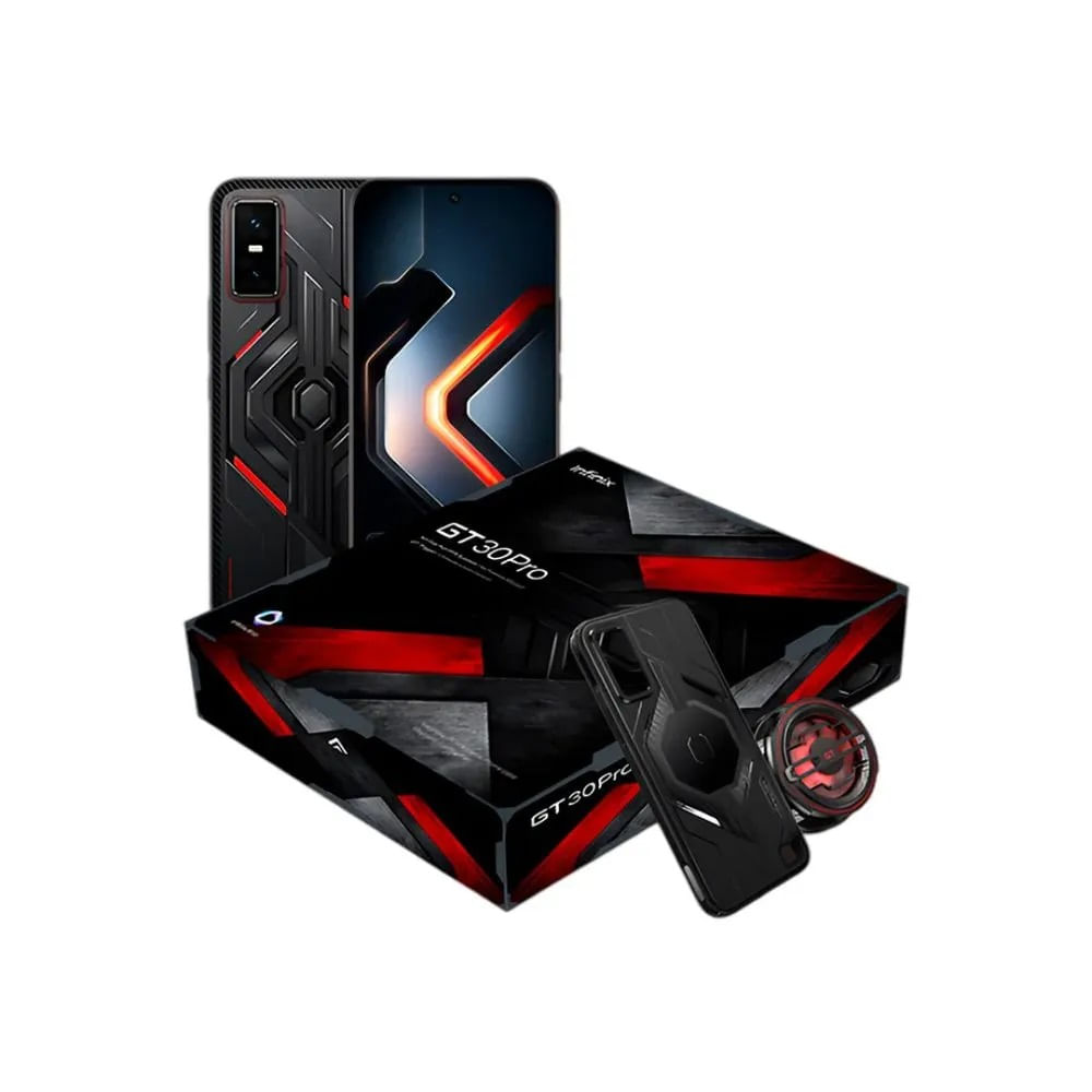 Infinix Gt 30 Pro 5G 512GB 12-12GB Ram Dark Flare Gaming Kit