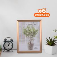 Pack6 Porta Imagen Clasico para Sala Dormitorio u Oficina con Estilo Atemporal Y+Papel Regalo