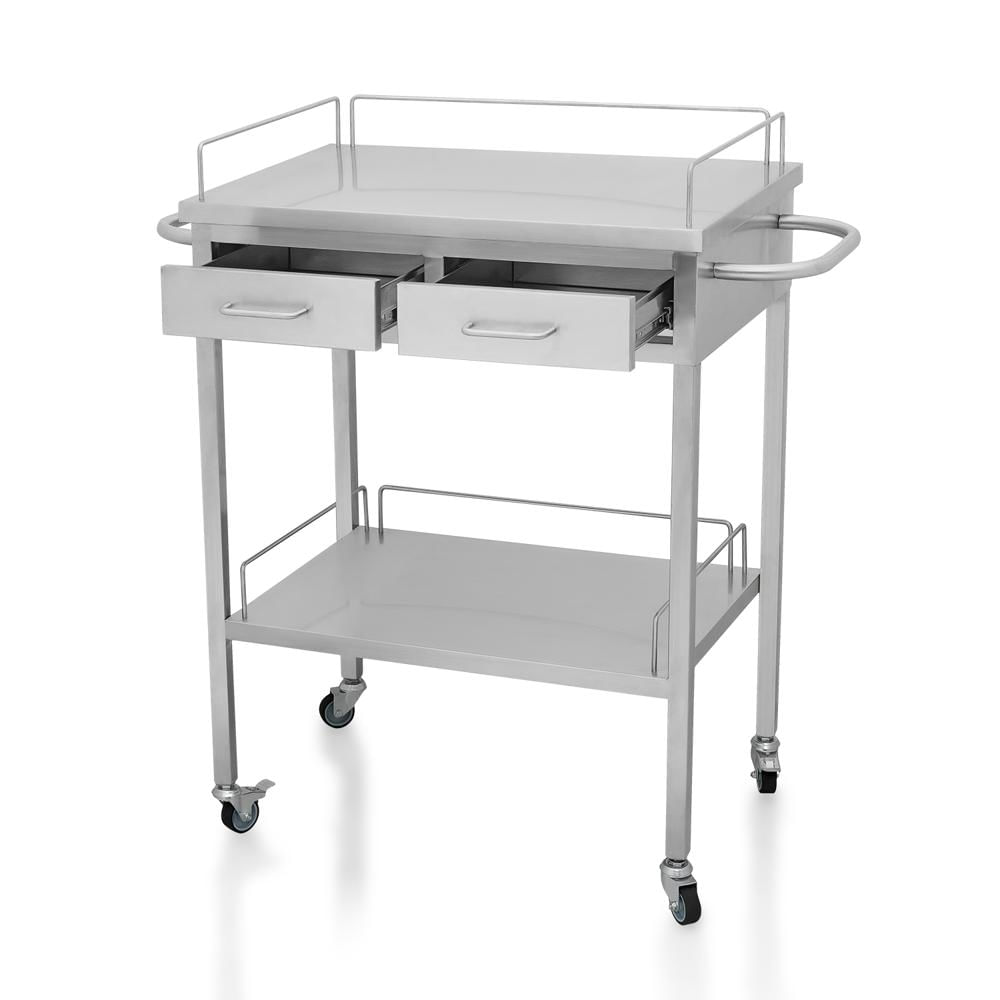 Mesa de Acero Inoxidable Rodante para Múltiples Usos