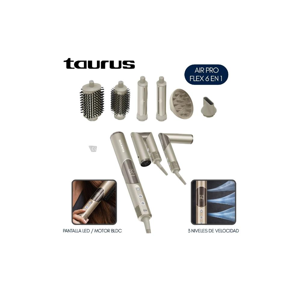 CEPILLO MOLDEADOR TAURUS MOD AIR PRO FLEX 6 IN 1