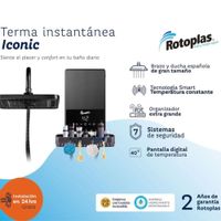 Terma Instantanea Iconic Rotoplas Diseno Compacto