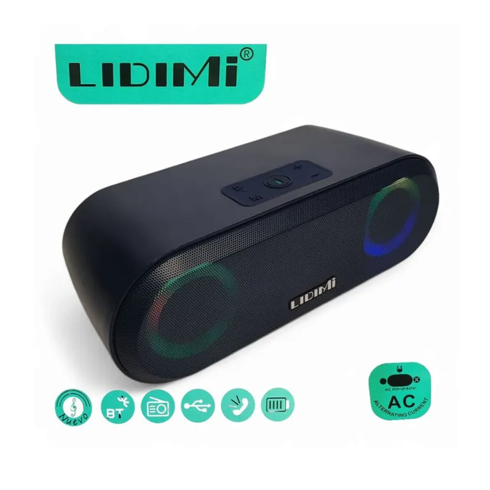 Parlante Portátil Recargable LIDIMI LD-S010AC