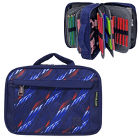 Cartuchera Organizadora Pencil Kengar - Azul Estampado 1