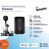 Rapiducha Electrica Rotoplas Premier 5500W Practica