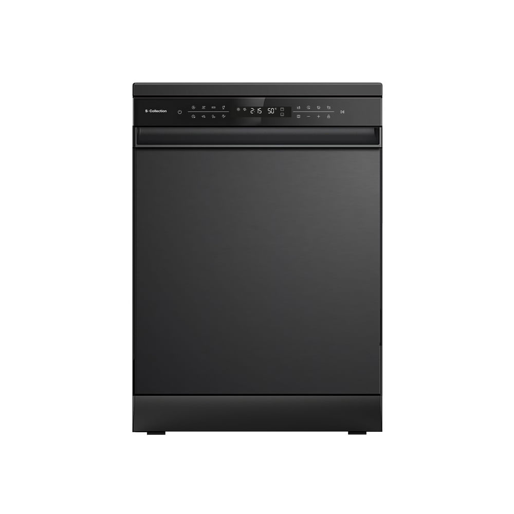 Lavavajillas Scollection Stilux Black 15 Sets Inox Negro