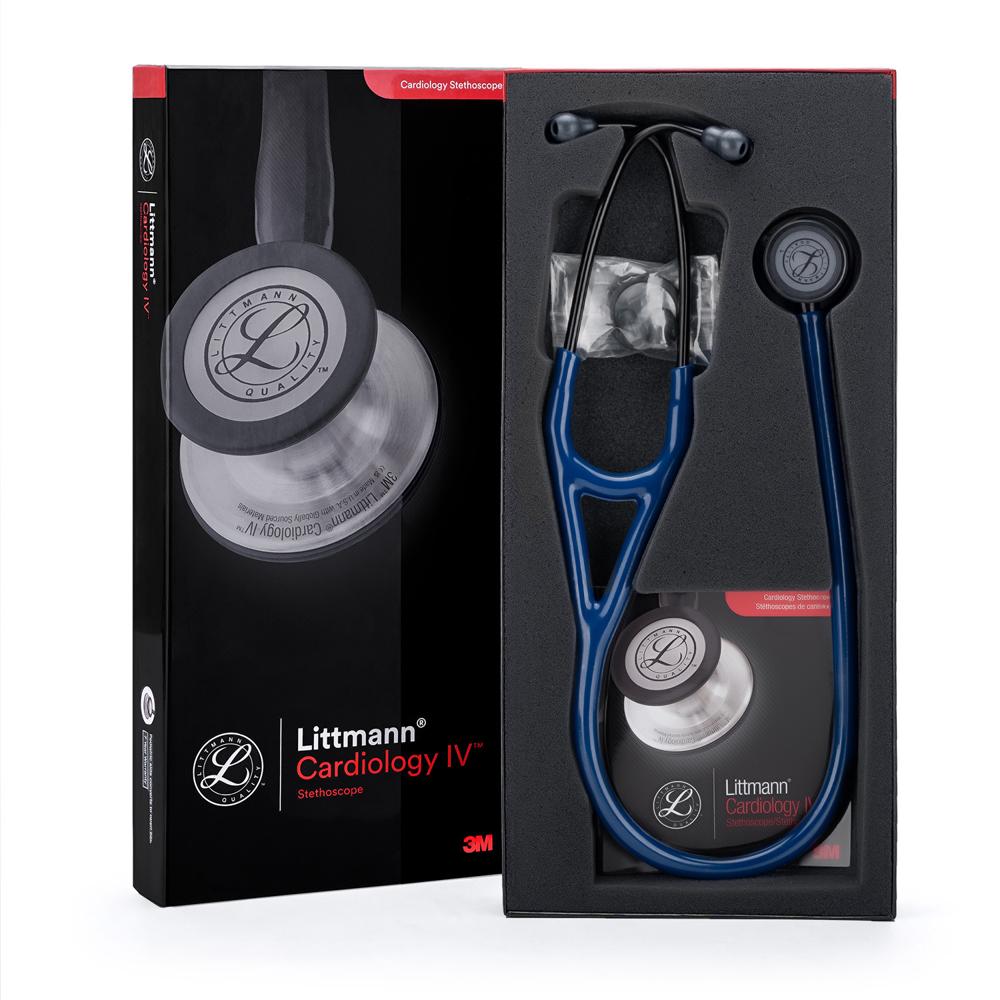 Estetoscopio LITTMANN CARDIOLOGY IV Black Edition Azul Marino 6168