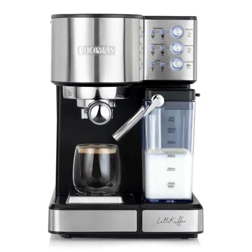 Cafetera THOMAS Espresso Lattekaffee TH-160DELI Plateado