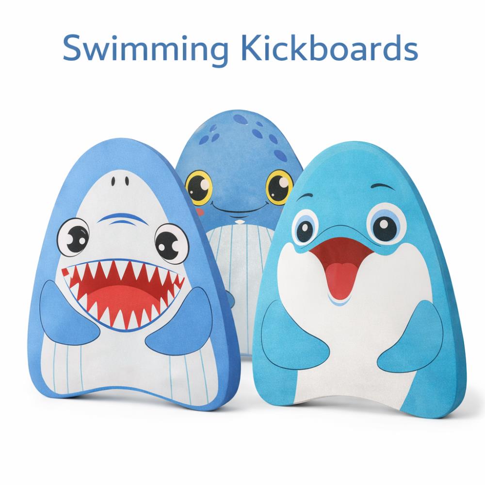 Flotador tabla de natación con diseño - Celeste