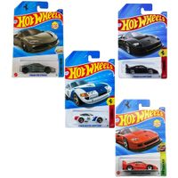 Hot Wheels 4-Pack Ferrari Autos a Escala Coleccionables