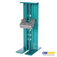Seguro Traba Timón Volante Pedal Antirrobo Carbimot para Embrague y Freno de Vehículos Verde