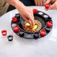 Juego de Mesa Ruleta de Shots para Fiesta con 16 Vasos