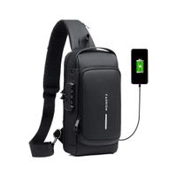 Mochila antirrobo con puerto USB negro