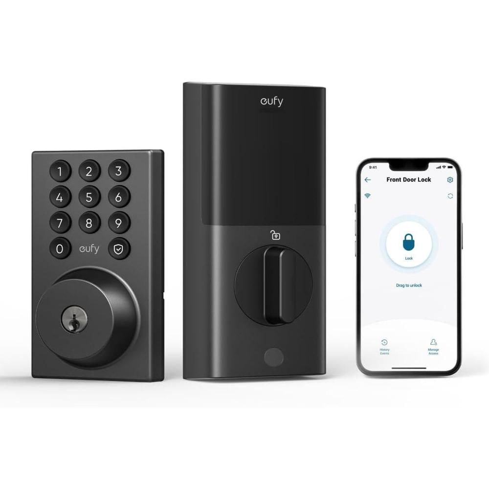 Cerradura eufy Security Smart Lock C30 WiFi IPX3 Fácil Instalación - T85D0111
