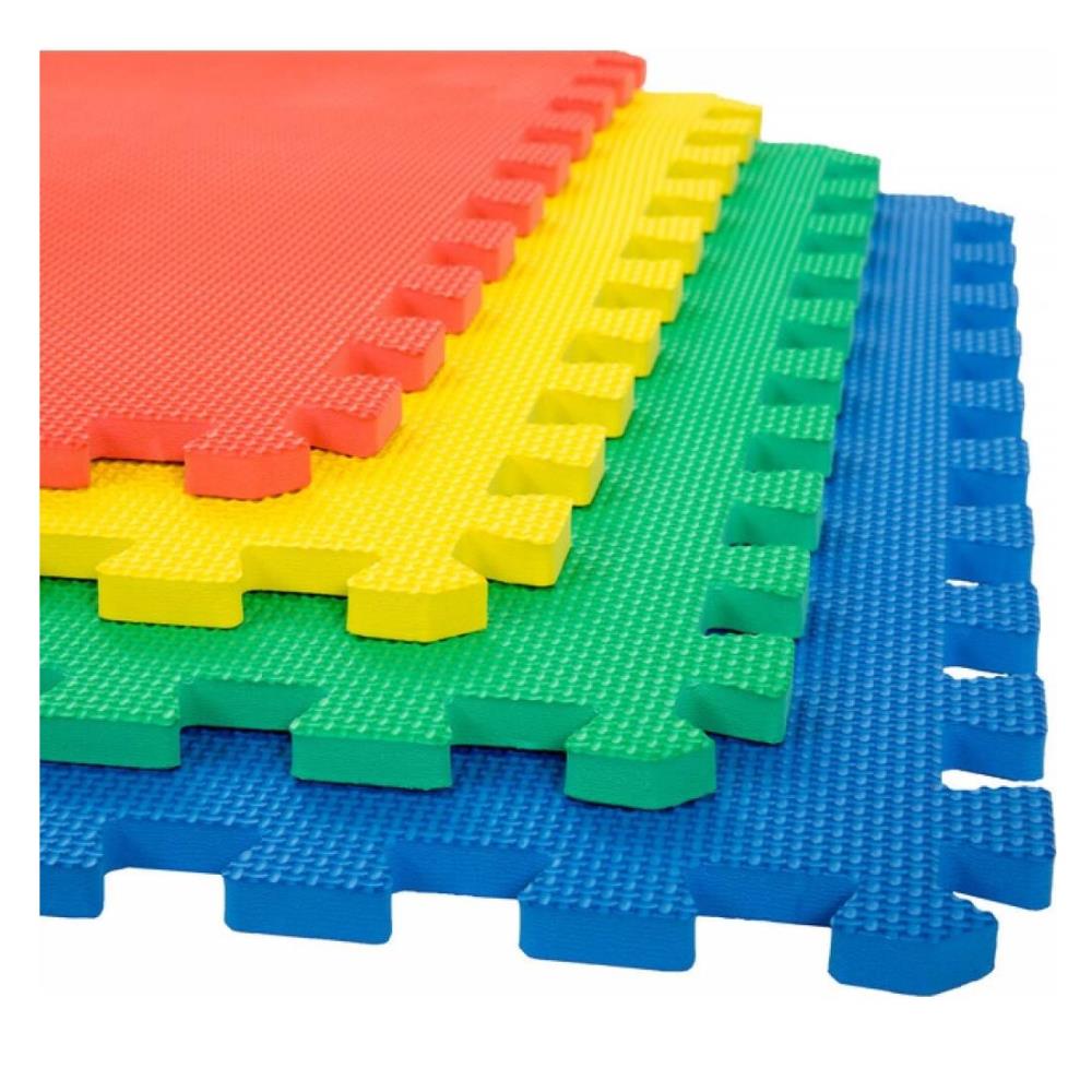 Piso de Goma para Bebes antideslizante 10 Pcs 60x60x1.2cm