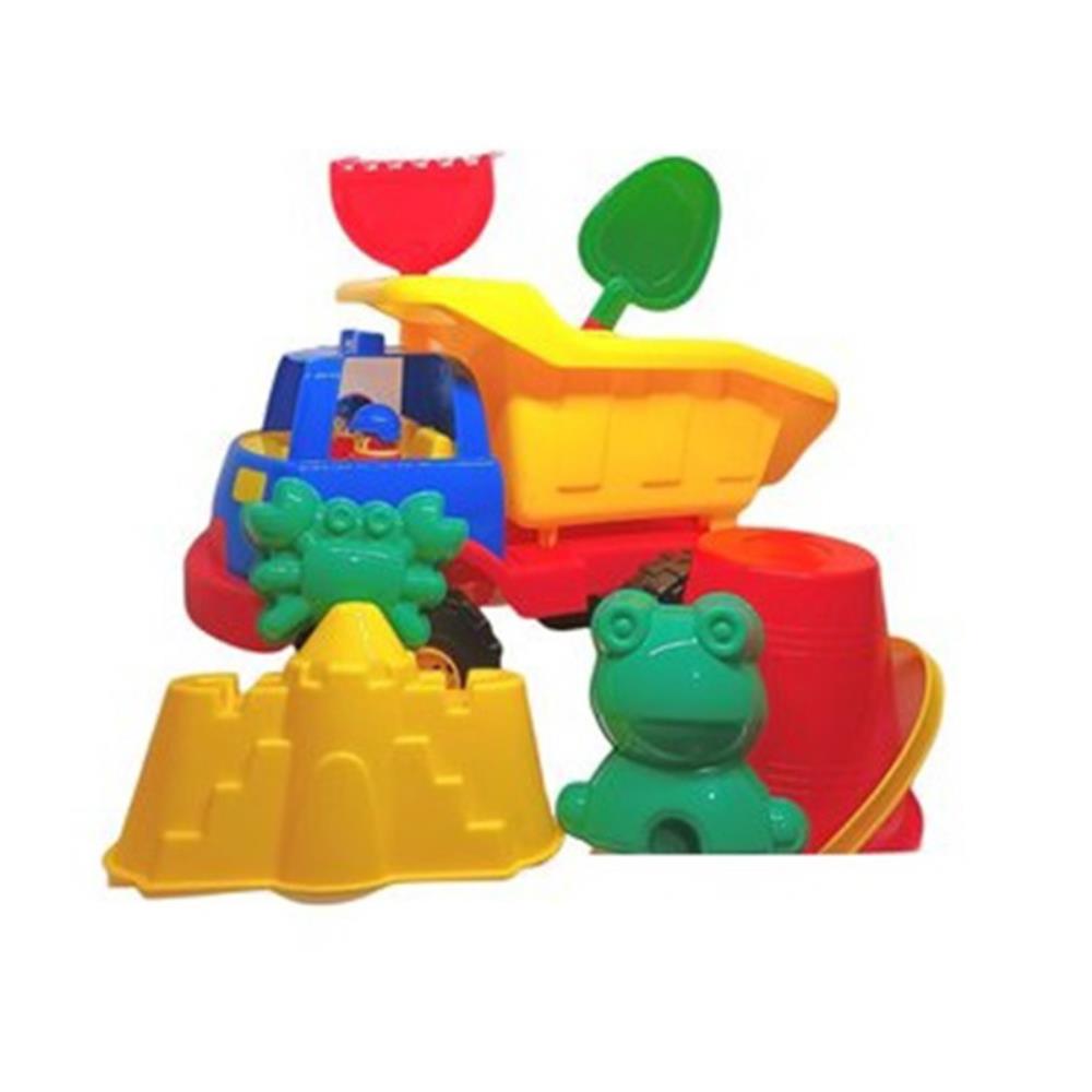 Set playero 7 pcs - juego de playa - camión con accesorios