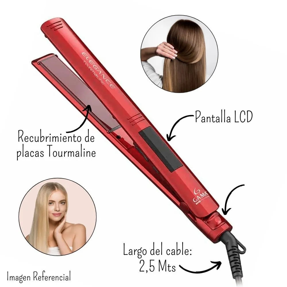 Alisador de Cabello Pla Gama Elegance DIG 220V