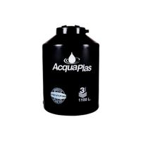 TANQUE PARA AGUA  ACQUAPLAS 1100 L NEGRO CON ACCESORIOS.