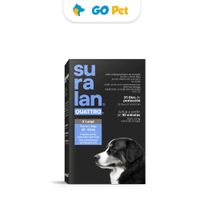 Suralan Quatro X-Large (40 a 60 Kg) x 1 Tab - Antipulgas y Antiparasitario para Perros