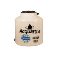 TANQUE PARA AGUA  ACQUAPLAS 600 L BEIGE CON ACCESORIOS