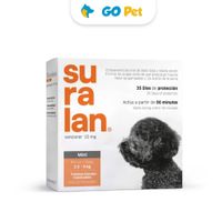 Suralan Mini (2.5 a 5 Kg) x 1 Tab - Antipulgas y Antiparasitario para Perros