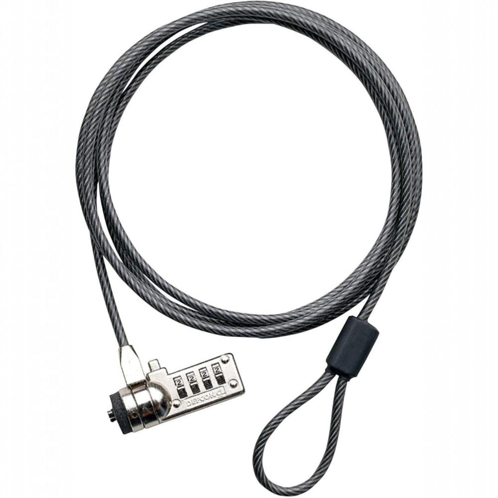 Targus Cable de Seguridad para Laptop con Clave Tipo Kensington T-Lock DEFCON Negro - PA410S