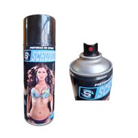 Pintura en Aerosol Spray  400 ml Schubert Negro Mate