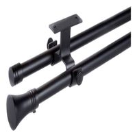 Set Doble Extensible 16/19 Techo 120-210 cm Cónico Negro