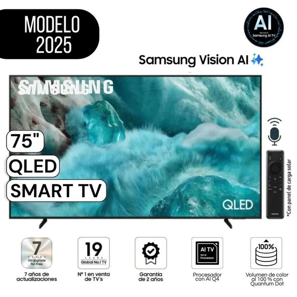 Televisor Samsung 75 Pulg QLED QN75Q7FAAG Vision Ai Smart Tv Modelo Nuevo