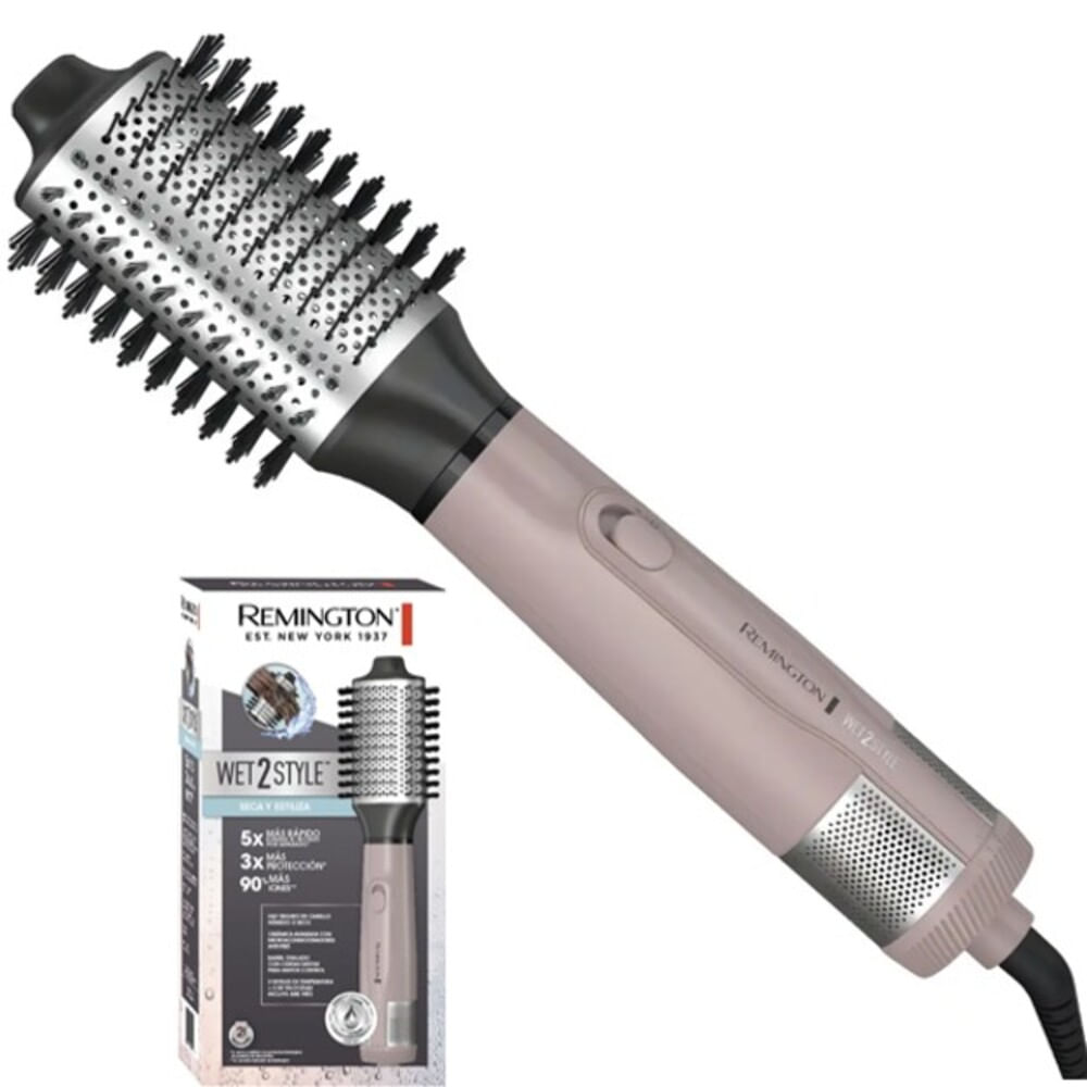 Cepillo de Aire Remington AS15A Wet2style Color Rosa