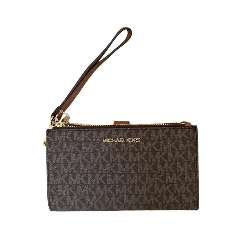 Billetera Wrislet Michael Kors Porta Celular - Marron 49462314 Billetera Wrislet Michael Kors Porta Celular - Marron 49462314