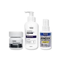 Capsulas Finasteride 1Mg + Shampoo Ketozinc 350Ml + Locion Minoxin