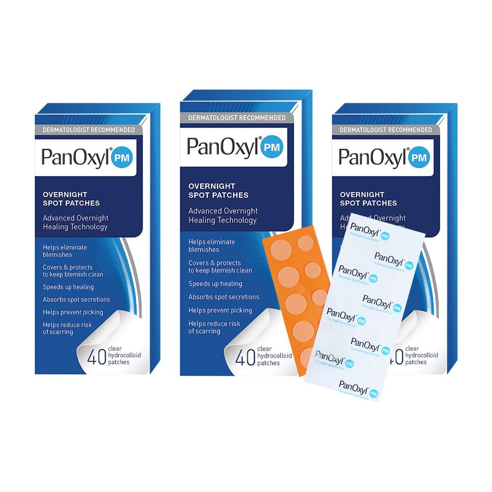 Parches para el Acne de Uso Nocturno 40 Unidades Panoxyl PM 3 Unidades Parches para el Acne de Uso Nocturno 40 Unidades Panoxyl PM 3 Unidades