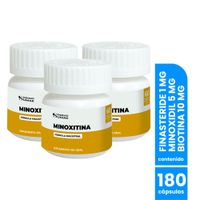 Finasteride 1mg & Minoxidil 5mg & Biotina 10mg 60 cap Dermo Sumak 3und