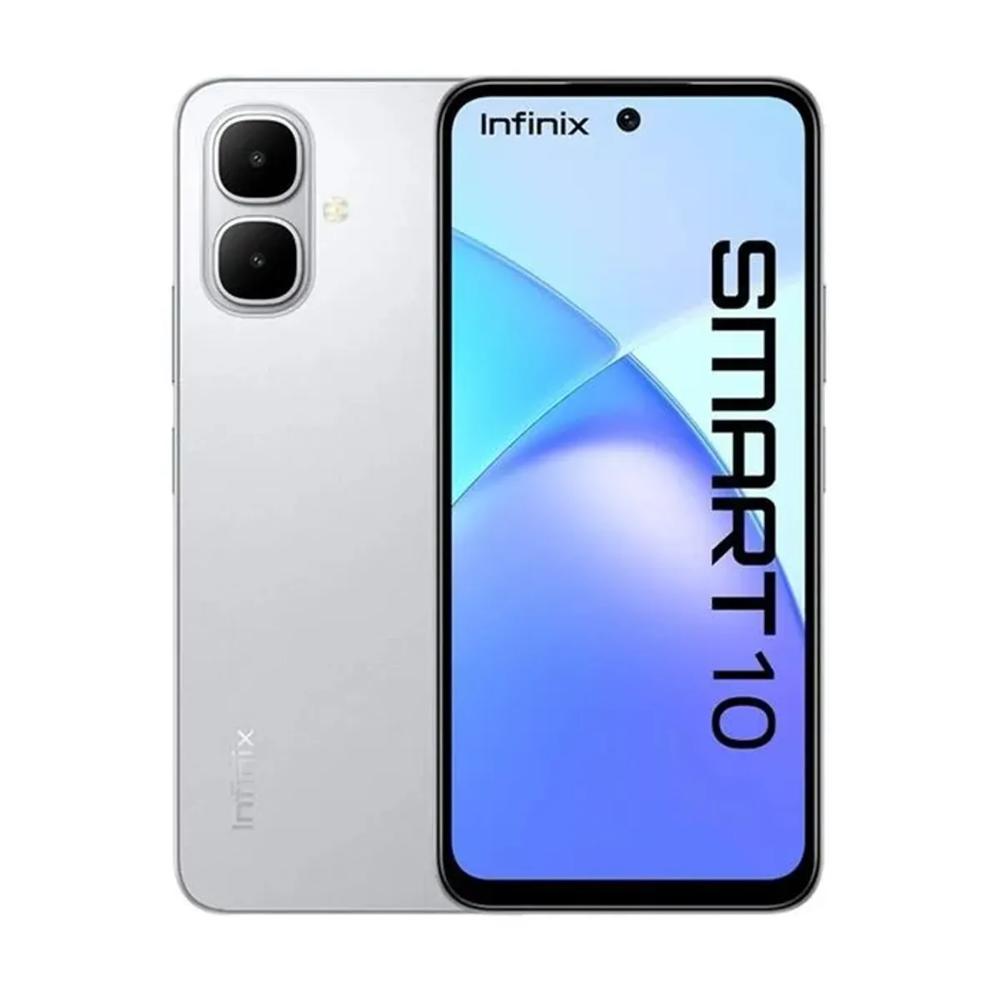 Infinix Smart 10 Dual Sim 256gb RAM Titanium Silver Plateado