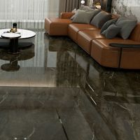 Piso Porcelanato Marmolizado Aria Chocolate 120x60cm 2.16m2 Orange